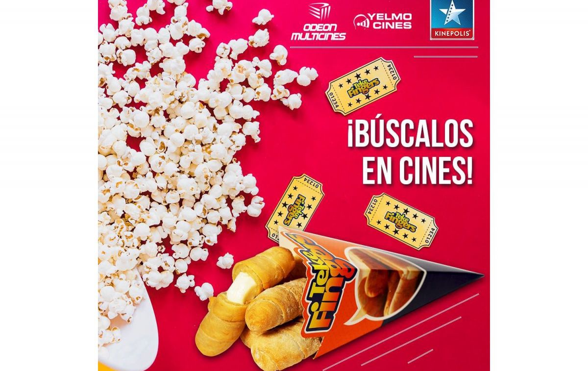 Un cartel promocional de TekeFingers en los Yelmo Cines, Odeon Multicines y Kinepolis / FACEBOOK