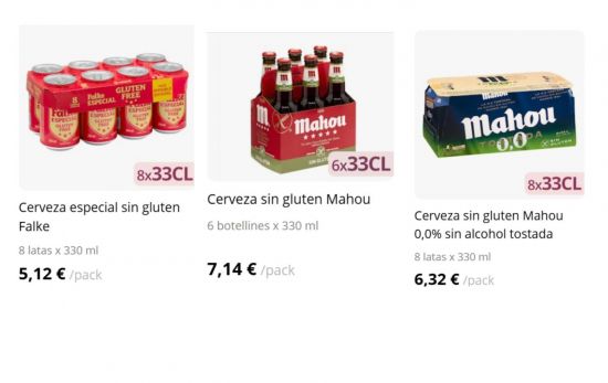 Variedad cervezas/ MERCADONA.ES