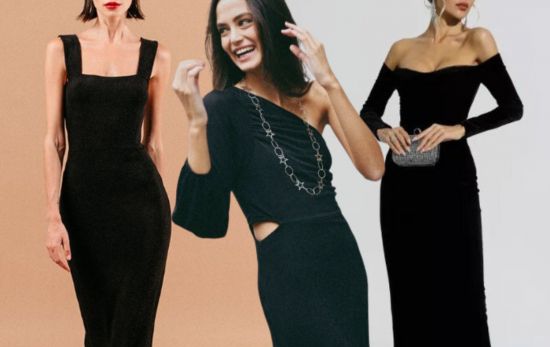 Look con un clásico infalible, el clásico vestido negro/ Montaje CG