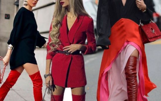 El color rojo y el negro siempre serán un acierto total en tus looks de Navidad/ Montaje CG