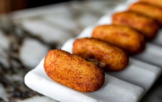 Su croqueta está pensada para evitar la pesadez de estómago y así poder disfrutar de más cantidad/ IG @GrupoArzabal