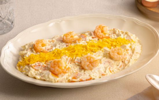 Ensaladilla de mariscos Hacendado (15 €)/ MERCADONA.ES