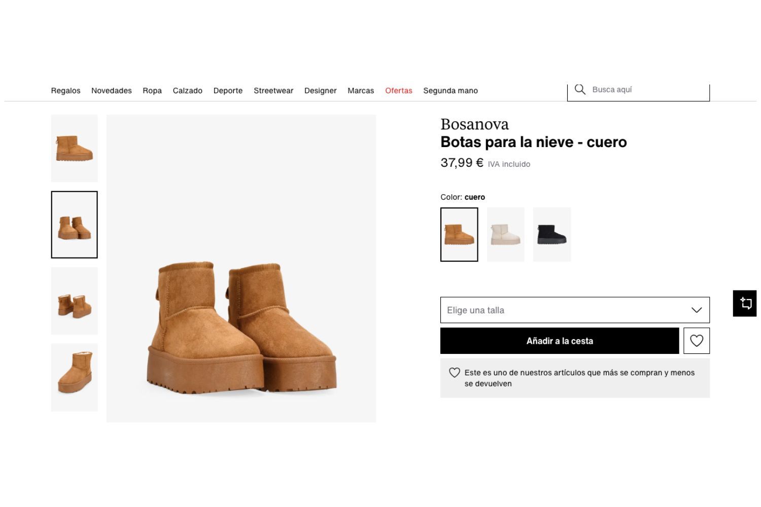 Unas botas parecidas a las UGG / ZALANDO