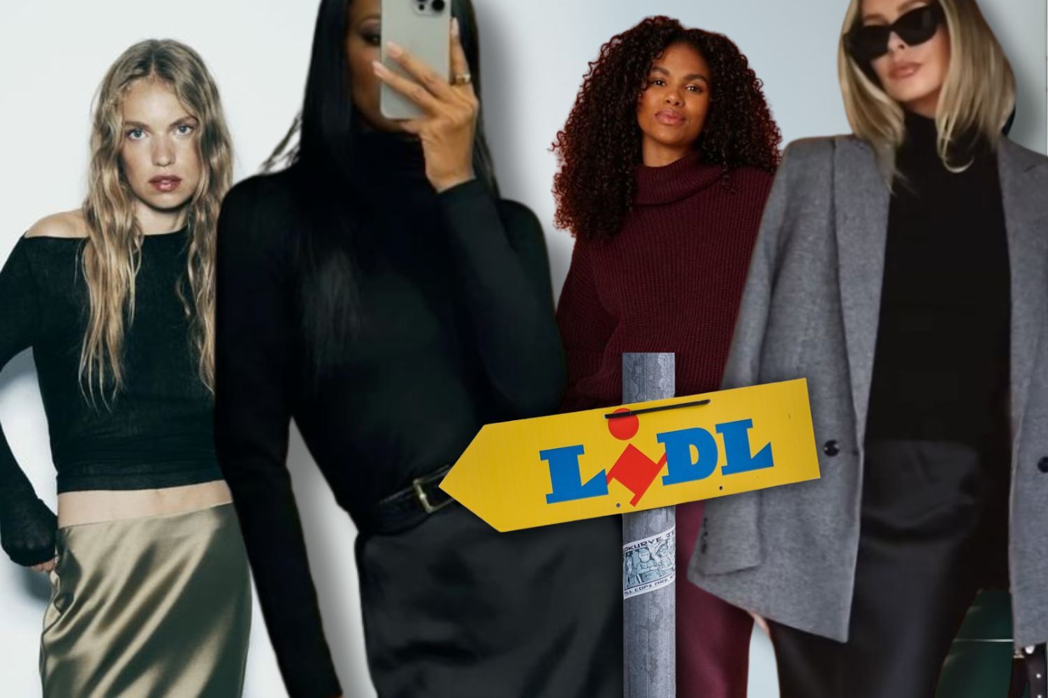  Lidl lanza la falda satinada ideal por menos de 10 euros que completa tu look navideño/ Montaje CG