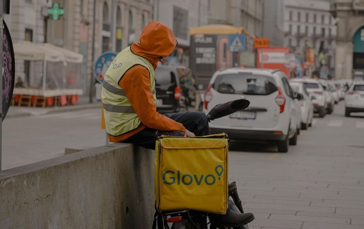 Un repartidor de Glovo / PEXELS