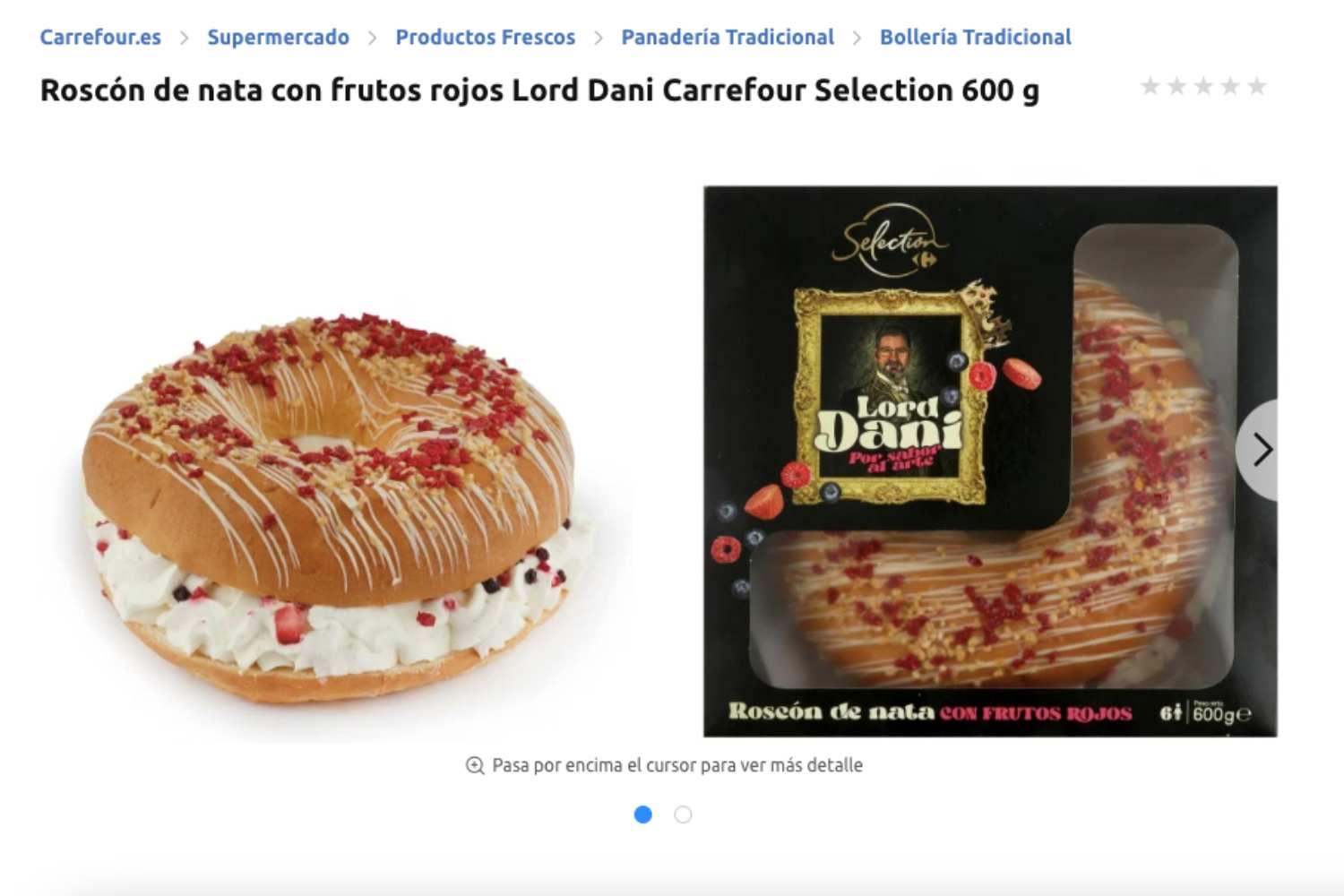 Roscón de Reyes de Carrefour / CARREFOUR