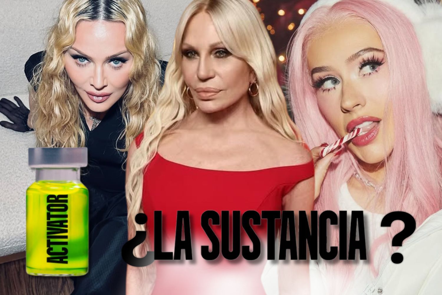 ¿‘La sustancia’ para ser más joven existe?: este es el elixir que conquista y condena a Hollywood/ Montaje CG