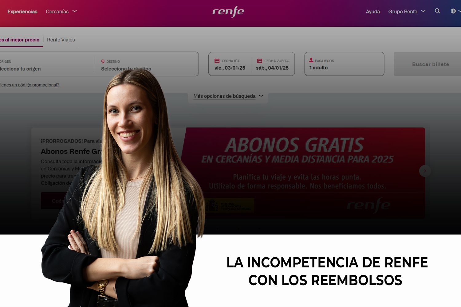 Videoblog Ana Siles sobre Renfe