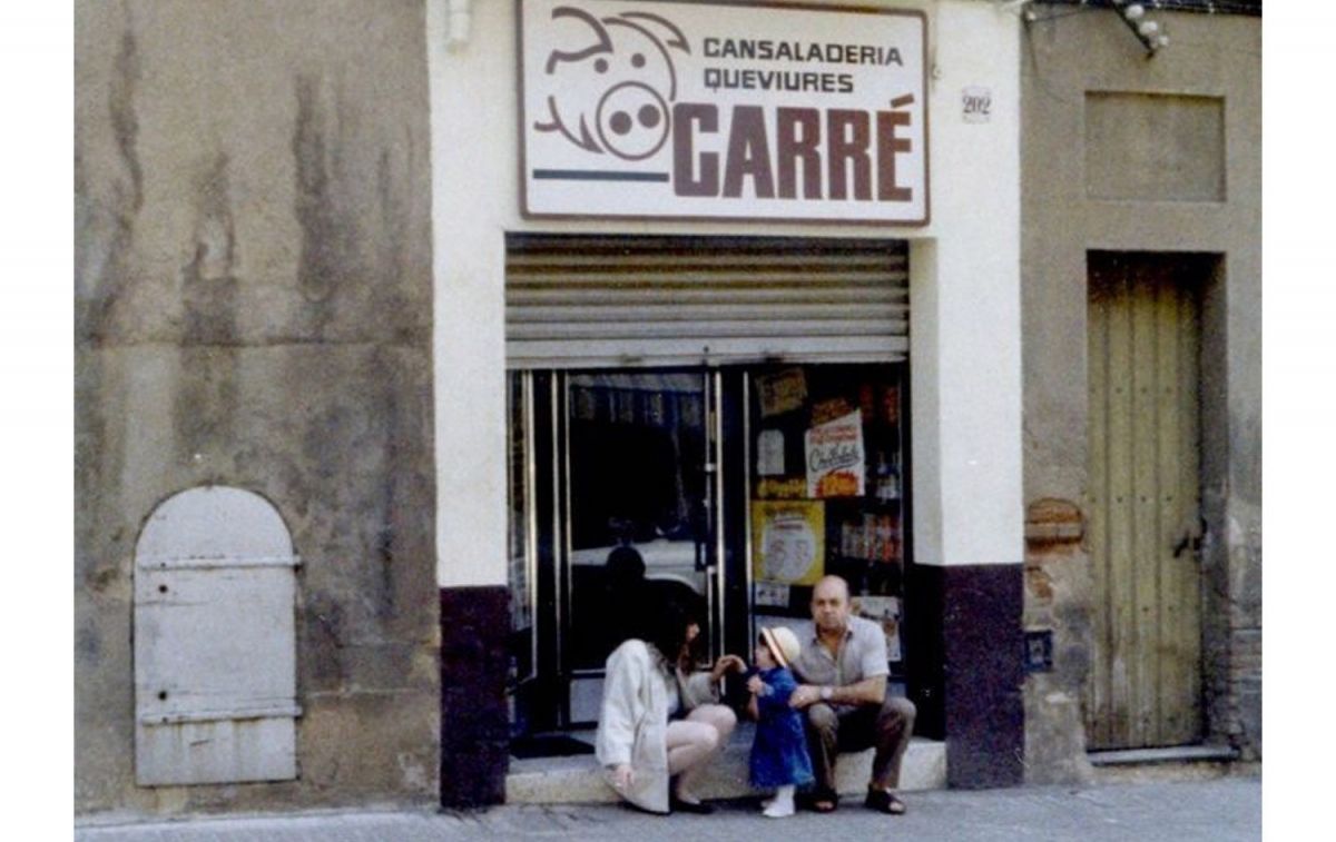 La antigua carnicería Cal Carré de Terrassa / ARCHIVO FAMILIAR