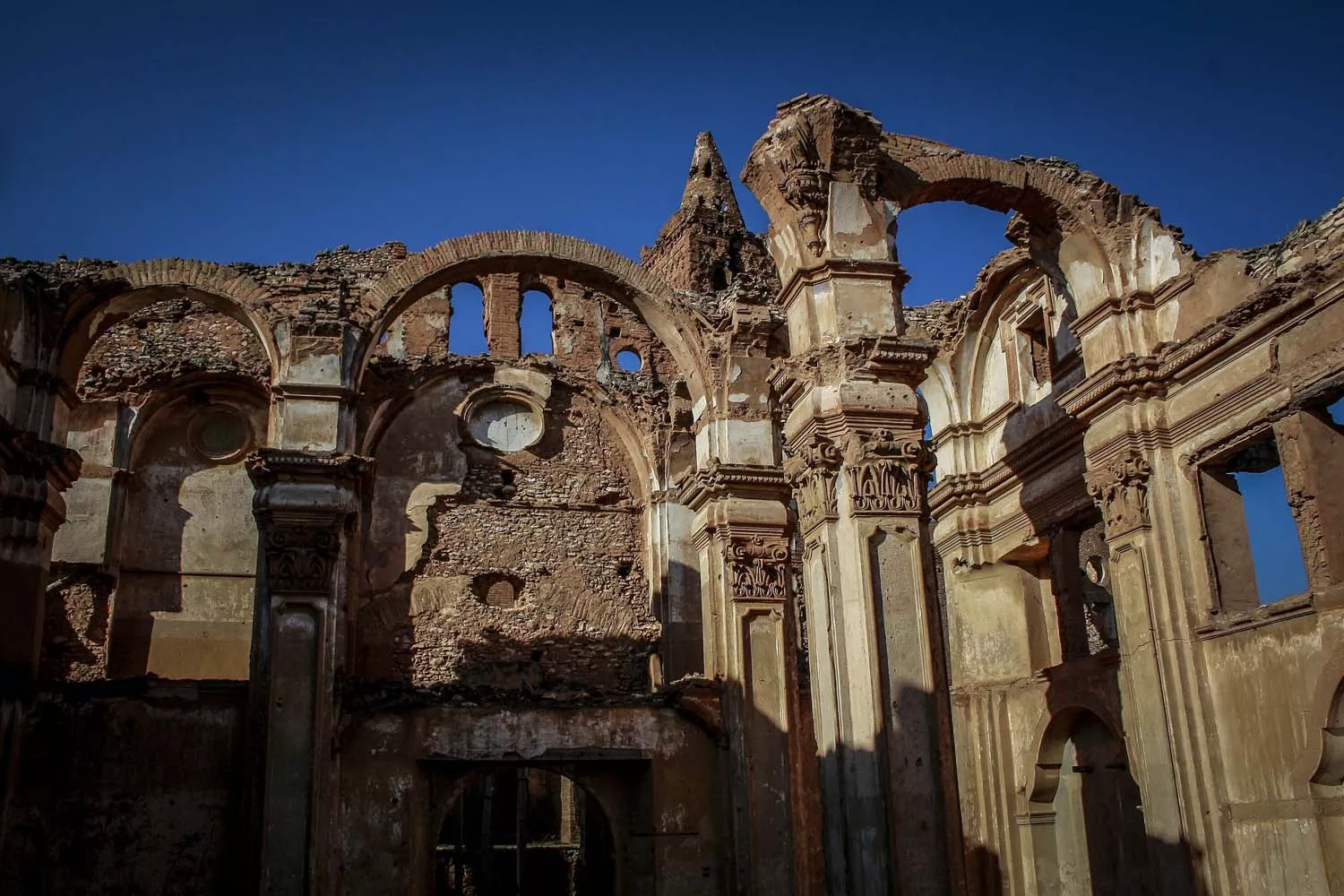 Interior del convento de San Rafael de Belchite / FUNDACIÓN BELCHITE