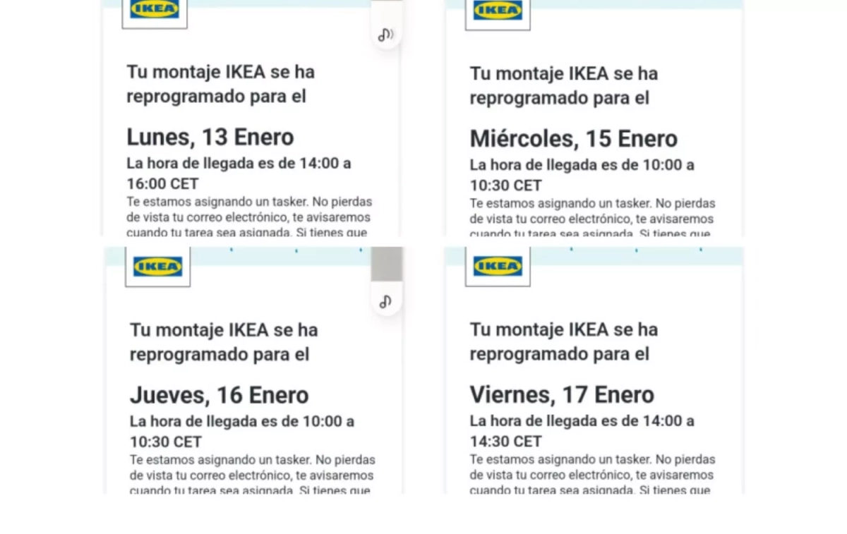 Las cancelaciones de Ikea   CEDIDA