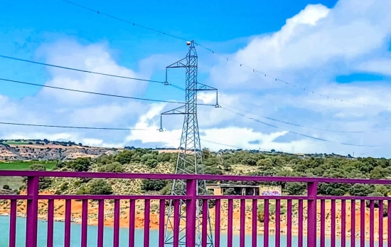 Una torre de luz / RICARDO RUBIO - EUROPA PRESS Una torre de luz / RICARDO RUBIO - EUROPA PRESS