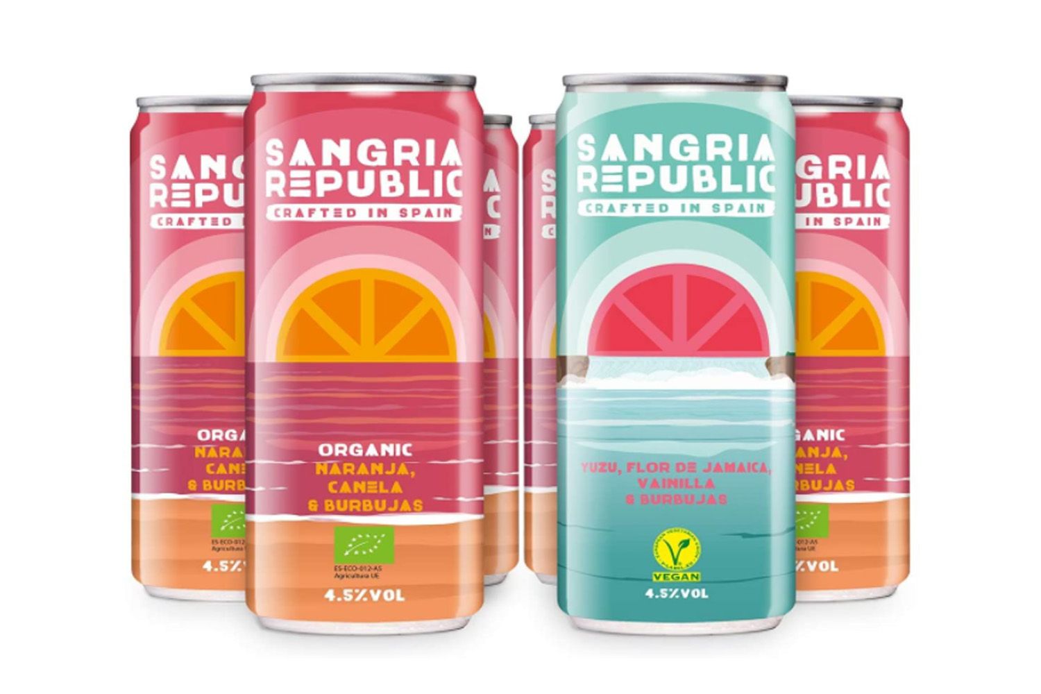 Así son las sangrías enlatadas de Sangria Republic, la nueva startup que quiere revolucionar el sector del vino / SANGRIA REPÚBLIC