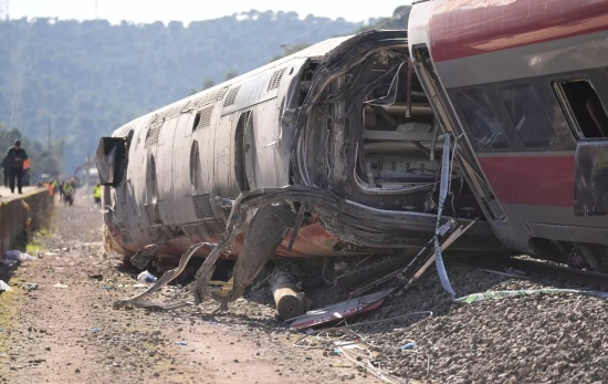 Uno de los vagones del tren de Iryo que descarriló / EUROPA PRESS Uno de los vagones del tren de Iryo que descarriló / EUROPA PRESS