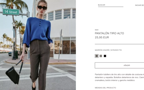 Pantalón tiro alto / ZARA Pantalón tiro alto / ZARA