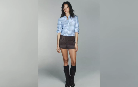 Camisa popelín cuadros / ZARA Camisa popelín cuadros / ZARA