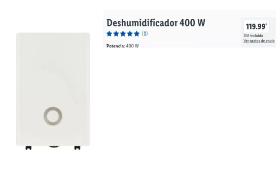 Deshumidificador/ LIDL Deshumidificador/ LIDL