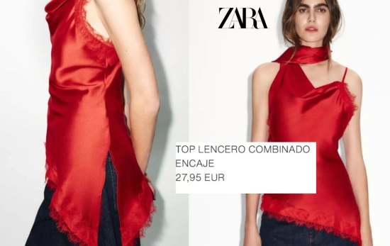 Top lencero/ ZARA Top lencero/ ZARA