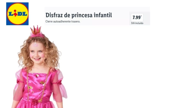Vestido princesa/ LIDL Vestido princesa/ LIDL