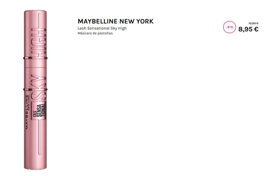 Maybelline Lash Sensational Sky High/ DRUNI Maybelline Lash Sensational Sky High/ DRUNI