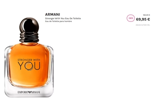 'Stronger With You' de Armani/ DRUNI 'Stronger With You' de Armani/ DRUNI