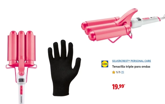 Tenacilla tripa con guante térmico/ LIDL Tenacilla tripa con guante térmico/ LIDL