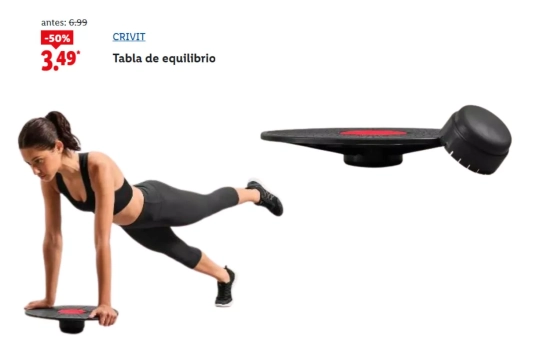 Tabla de ejercicios rebajada/ LIDL Tabla de ejercicios rebajada/ LIDL