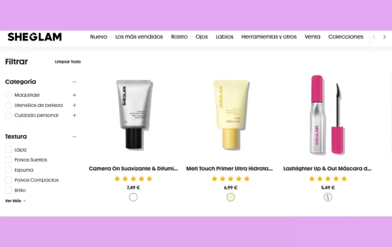 Algunos de los productos más vendidos de Sheglam / CG Algunos de los productos más vendidos de Sheglam / CG