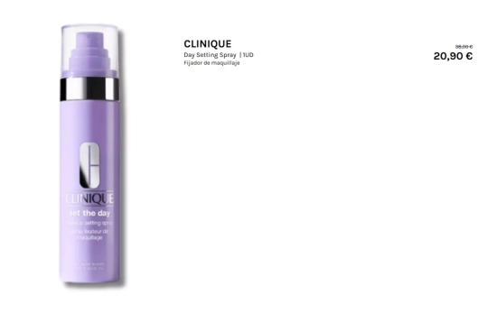 Day Setting Spray de Clinique / DRUNI Day Setting Spray de Clinique / DRUNI