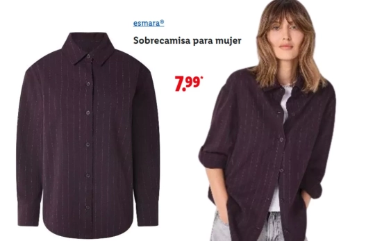 Sobrecamisa para mujer/ LIDL Sobrecamisa para mujer/ LIDL