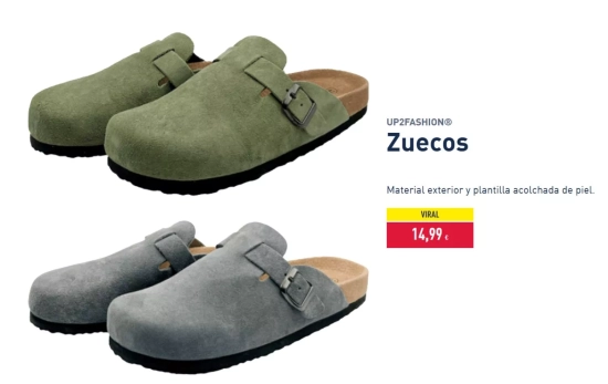 Zapatos acolchados de piel/ ALDI Zapatos acolchados de piel/ ALDI