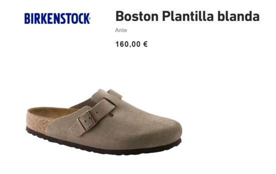 Boston Plantilla blanda/ BIRKENSTOCK Boston Plantilla blanda/ BIRKENSTOCK