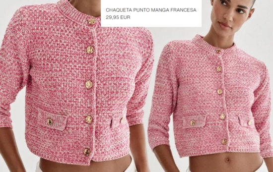 Chaqueta rosa empolvado/ ZARA Chaqueta rosa empolvado/ ZARA