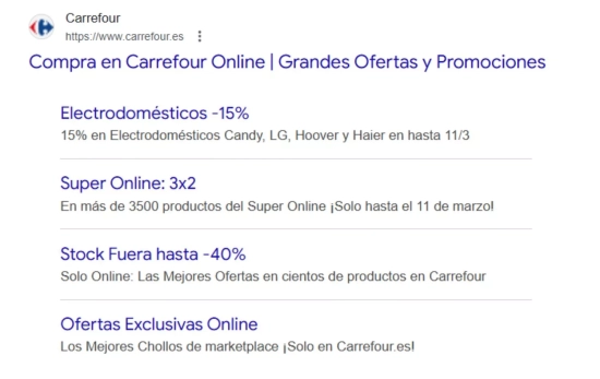 Listado de ofertas activas de Carrefour / CARREFOUR Listado de ofertas activas de Carrefour / CARREFOUR