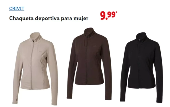 Chaqueta deportiva para mujer/ LIDL Chaqueta deportiva para mujer/ LIDL