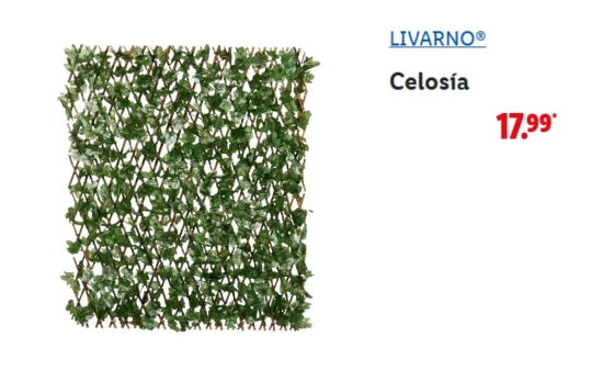 Celosía con plantas incorporadas/ LIDL Celosía con plantas incorporadas/ LIDL