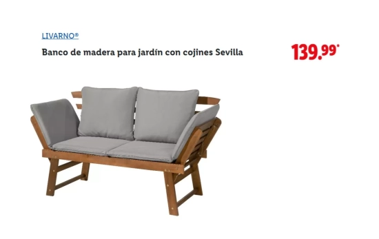 Banco madera/LIDL Banco madera/LIDL