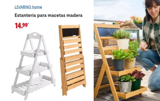 Estanterías para plantas/ LIDL Estanterías para plantas/ LIDL
