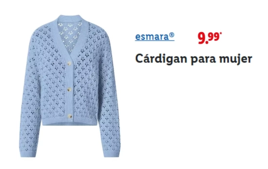 Cárdigan azul bebé/ LIDL Cárdigan azul bebé/ LIDL
