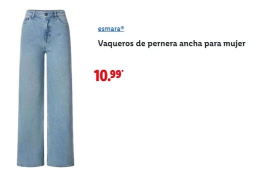 pantalón wide leg claro/ LIDL pantalón wide leg claro/ LIDL