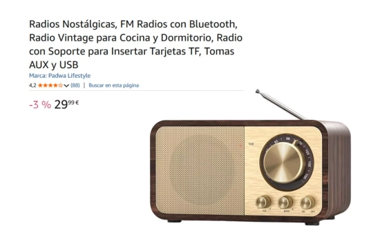 Radio vintage / AMAZON Radio vintage / AMAZON