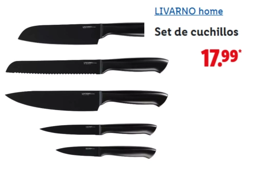 Set de cuchillos/ LIDL Set de cuchillos/ LIDL