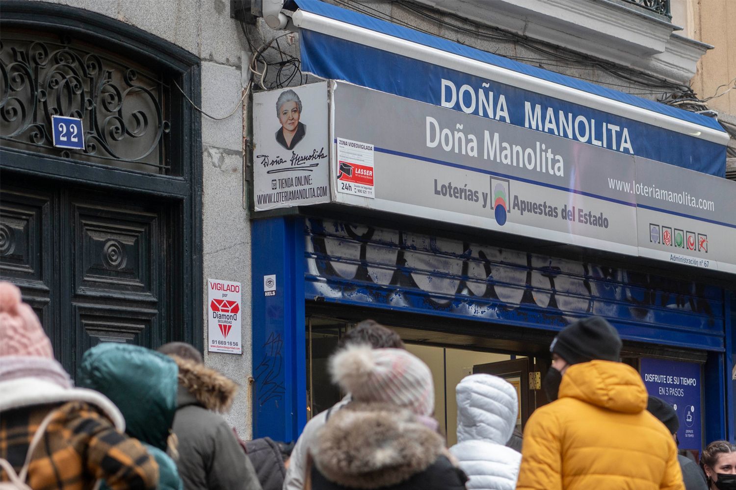 Doña Manolita, uno de los establecimientos más famosos para comprar la lotería del Gordo en el país / EP 