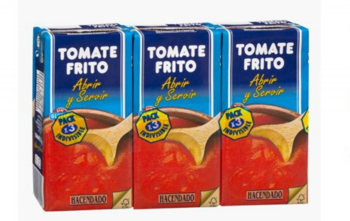 Pack de tres unidades de tomate frito / MERCADONA