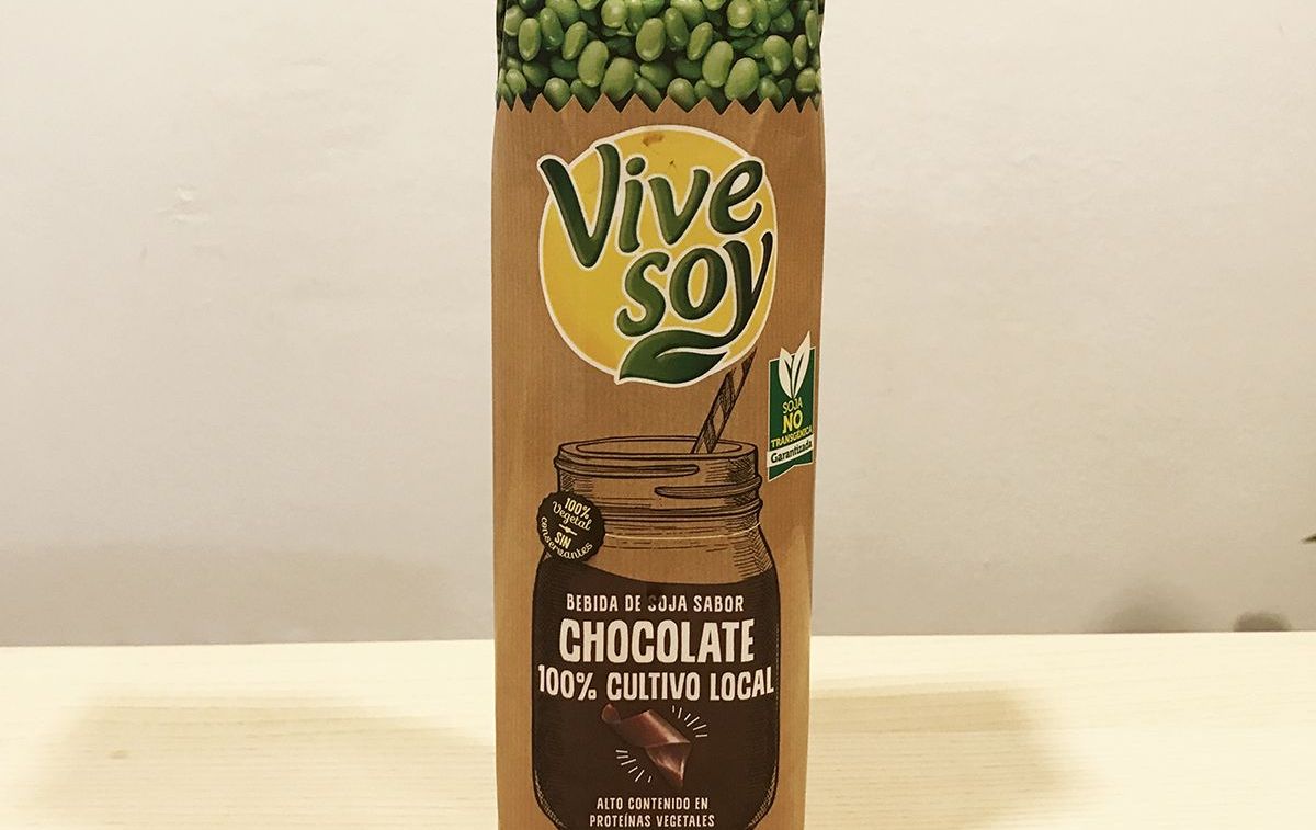 La bebida de soja con sabor a chocolate de Vive Soy / CG